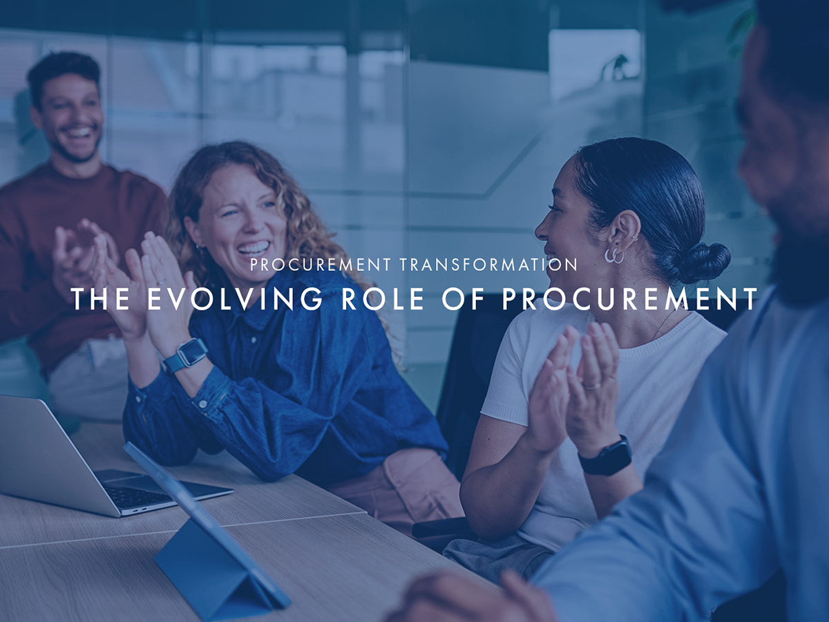 The Evolving Role of Procurement video